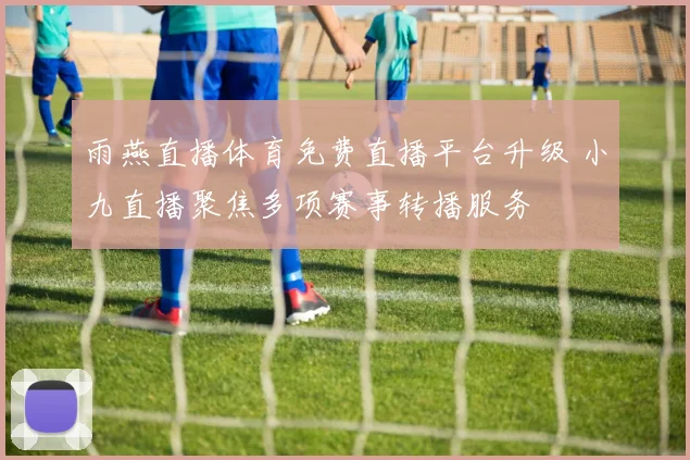 雨燕直播体育免费直播平台升级 小九直播聚焦多项赛事转播服务