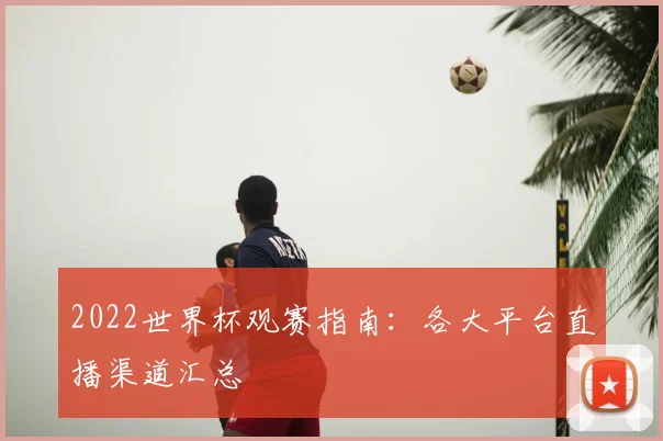 2022世界杯观赛指南：各大平台直播渠道汇总