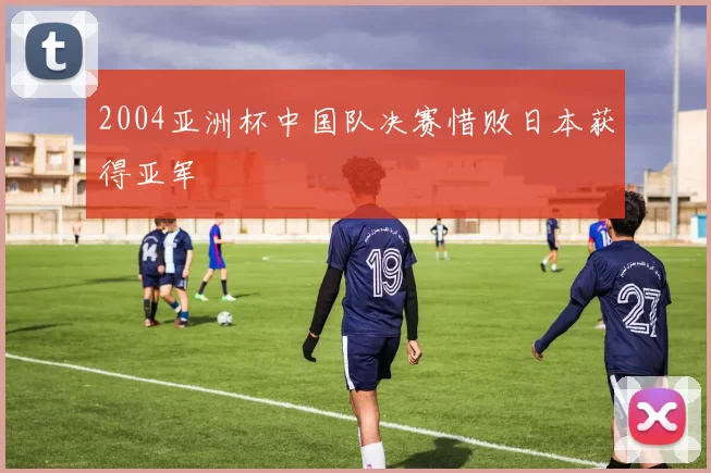 2004亚洲杯中国队决赛惜败日本获得亚军